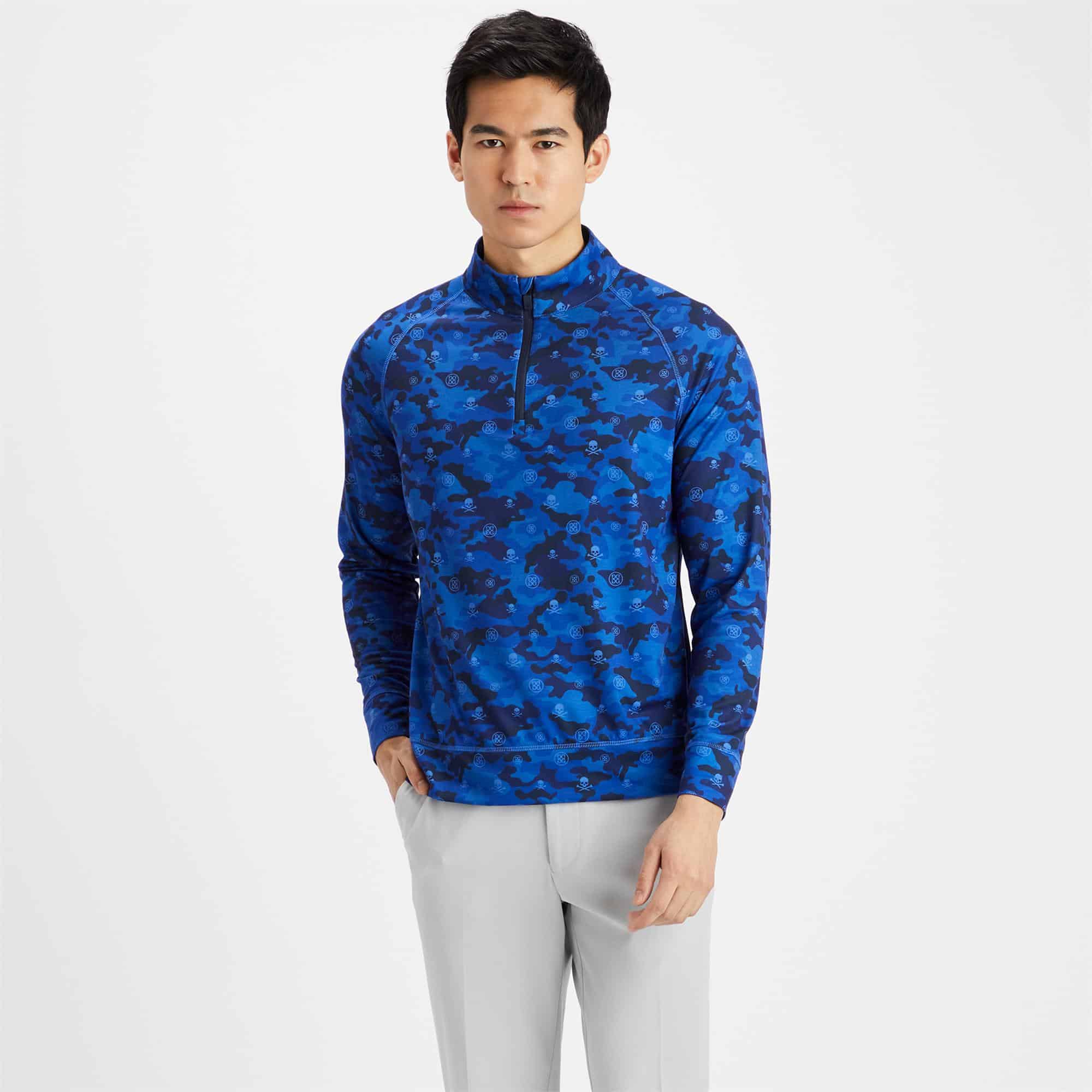 G/FORE Luxe Staple Mid Layer Twilight Camo